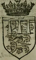 Picture 106 of 547 from A catalogve and succession of the kings, princes, dukes, marquesses, earles, and viscounts of this realme of England, since the Norman conquest, to this present yeere 1622. Together with their armes, wiues, and children; the times of their deaths and burials, with many of their memorable actions (1622), leaf 106