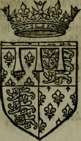 An illustration from A catalogve and succession of the kings, princes, dukes, marquesses, earles, and viscounts of this realme of England, since the Norman conquest, to this present yeere 1622. Together with their armes, wiues, and children; the times of their deaths and burials, with many of their memorable actions (1622)
