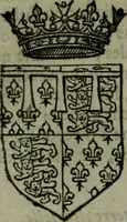 An illustration from A catalogve and succession of the kings, princes, dukes, marquesses, earles, and viscounts of this realme of England, since the Norman conquest, to this present yeere 1622. Together with their armes, wiues, and children; the times of their deaths and burials, with many of their memorable actions (1622)