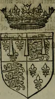 An illustration from A catalogve and succession of the kings, princes, dukes, marquesses, earles, and viscounts of this realme of England, since the Norman conquest, to this present yeere 1622. Together with their armes, wiues, and children; the times of their deaths and burials, with many of their memorable actions (1622)