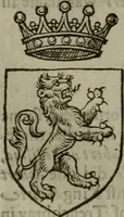 An illustration from A catalogve and succession of the kings, princes, dukes, marquesses, earles, and viscounts of this realme of England, since the Norman conquest, to this present yeere 1622. Together with their armes, wiues, and children; the times of their deaths and burials, with many of their memorable actions (1622)