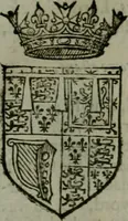 An illustration from A catalogve and succession of the kings, princes, dukes, marquesses, earles, and viscounts of this realme of England, since the Norman conquest, to this present yeere 1622. Together with their armes, wiues, and children; the times of their deaths and burials, with many of their memorable actions (1622)