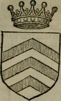 An illustration from A catalogve and succession of the kings, princes, dukes, marquesses, earles, and viscounts of this realme of England, since the Norman conquest, to this present yeere 1622. Together with their armes, wiues, and children; the times of their deaths and burials, with many of their memorable actions (1622)