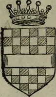 An illustration from A catalogve and succession of the kings, princes, dukes, marquesses, earles, and viscounts of this realme of England, since the Norman conquest, to this present yeere 1622. Together with their armes, wiues, and children; the times of their deaths and burials, with many of their memorable actions (1622)
