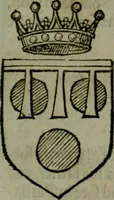 An illustration from A catalogve and succession of the kings, princes, dukes, marquesses, earles, and viscounts of this realme of England, since the Norman conquest, to this present yeere 1622. Together with their armes, wiues, and children; the times of their deaths and burials, with many of their memorable actions (1622)