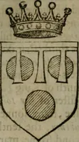 An illustration from A catalogve and succession of the kings, princes, dukes, marquesses, earles, and viscounts of this realme of England, since the Norman conquest, to this present yeere 1622. Together with their armes, wiues, and children; the times of their deaths and burials, with many of their memorable actions (1622)