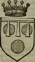 An illustration from A catalogve and succession of the kings, princes, dukes, marquesses, earles, and viscounts of this realme of England, since the Norman conquest, to this present yeere 1622. Together with their armes, wiues, and children; the times of their deaths and burials, with many of their memorable actions (1622)