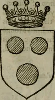An illustration from A catalogve and succession of the kings, princes, dukes, marquesses, earles, and viscounts of this realme of England, since the Norman conquest, to this present yeere 1622. Together with their armes, wiues, and children; the times of their deaths and burials, with many of their memorable actions (1622)
