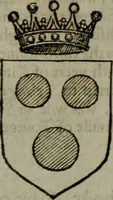 An illustration from A catalogve and succession of the kings, princes, dukes, marquesses, earles, and viscounts of this realme of England, since the Norman conquest, to this present yeere 1622. Together with their armes, wiues, and children; the times of their deaths and burials, with many of their memorable actions (1622)