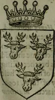 An illustration from A catalogve and succession of the kings, princes, dukes, marquesses, earles, and viscounts of this realme of England, since the Norman conquest, to this present yeere 1622. Together with their armes, wiues, and children; the times of their deaths and burials, with many of their memorable actions (1622)