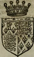 Picture 181 of 547 from A catalogve and succession of the kings, princes, dukes, marquesses, earles, and viscounts of this realme of England, since the Norman conquest, to this present yeere 1622. Together with their armes, wiues, and children; the times of their deaths and burials, with many of their memorable actions (1622), leaf 147