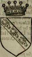 An illustration from A catalogve and succession of the kings, princes, dukes, marquesses, earles, and viscounts of this realme of England, since the Norman conquest, to this present yeere 1622. Together with their armes, wiues, and children; the times of their deaths and burials, with many of their memorable actions (1622)