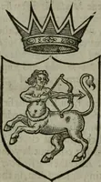 An illustration from A catalogve and succession of the kings, princes, dukes, marquesses, earles, and viscounts of this realme of England, since the Norman conquest, to this present yeere 1622. Together with their armes, wiues, and children; the times of their deaths and burials, with many of their memorable actions (1622)