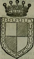 An illustration from A catalogve and succession of the kings, princes, dukes, marquesses, earles, and viscounts of this realme of England, since the Norman conquest, to this present yeere 1622. Together with their armes, wiues, and children; the times of their deaths and burials, with many of their memorable actions (1622)