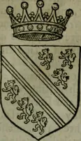 An illustration from A catalogve and succession of the kings, princes, dukes, marquesses, earles, and viscounts of this realme of England, since the Norman conquest, to this present yeere 1622. Together with their armes, wiues, and children; the times of their deaths and burials, with many of their memorable actions (1622)
