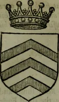 An illustration from A catalogve and succession of the kings, princes, dukes, marquesses, earles, and viscounts of this realme of England, since the Norman conquest, to this present yeere 1622. Together with their armes, wiues, and children; the times of their deaths and burials, with many of their memorable actions (1622)