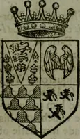 An illustration from A catalogve and succession of the kings, princes, dukes, marquesses, earles, and viscounts of this realme of England, since the Norman conquest, to this present yeere 1622. Together with their armes, wiues, and children; the times of their deaths and burials, with many of their memorable actions (1622)
