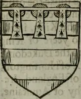 An illustration from A catalogve and succession of the kings, princes, dukes, marquesses, earles, and viscounts of this realme of England, since the Norman conquest, to this present yeere 1622. Together with their armes, wiues, and children; the times of their deaths and burials, with many of their memorable actions (1622)