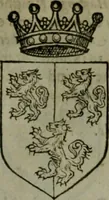 Picture 255 of 547 from A catalogve and succession of the kings, princes, dukes, marquesses, earles, and viscounts of this realme of England, since the Norman conquest, to this present yeere 1622. Together with their armes, wiues, and children; the times of their deaths and burials, with many of their memorable actions (1622), leaf 196