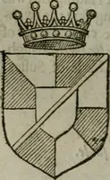 An illustration from A catalogve and succession of the kings, princes, dukes, marquesses, earles, and viscounts of this realme of England, since the Norman conquest, to this present yeere 1622. Together with their armes, wiues, and children; the times of their deaths and burials, with many of their memorable actions (1622)