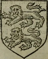 An illustration from A catalogve and succession of the kings, princes, dukes, marquesses, earles, and viscounts of this realme of England, since the Norman conquest, to this present yeere 1622. Together with their armes, wiues, and children; the times of their deaths and burials, with many of their memorable actions (1622)