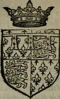 An illustration from A catalogve and succession of the kings, princes, dukes, marquesses, earles, and viscounts of this realme of England, since the Norman conquest, to this present yeere 1622. Together with their armes, wiues, and children; the times of their deaths and burials, with many of their memorable actions (1622)