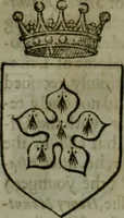 An illustration from A catalogve and succession of the kings, princes, dukes, marquesses, earles, and viscounts of this realme of England, since the Norman conquest, to this present yeere 1622. Together with their armes, wiues, and children; the times of their deaths and burials, with many of their memorable actions (1622)