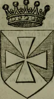 An illustration from A catalogve and succession of the kings, princes, dukes, marquesses, earles, and viscounts of this realme of England, since the Norman conquest, to this present yeere 1622. Together with their armes, wiues, and children; the times of their deaths and burials, with many of their memorable actions (1622)