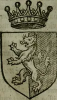 An illustration from A catalogve and succession of the kings, princes, dukes, marquesses, earles, and viscounts of this realme of England, since the Norman conquest, to this present yeere 1622. Together with their armes, wiues, and children; the times of their deaths and burials, with many of their memorable actions (1622)
