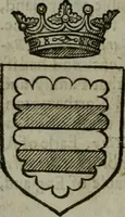 An illustration from A catalogve and succession of the kings, princes, dukes, marquesses, earles, and viscounts of this realme of England, since the Norman conquest, to this present yeere 1622. Together with their armes, wiues, and children; the times of their deaths and burials, with many of their memorable actions (1622)
