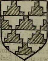 An illustration from A catalogve and succession of the kings, princes, dukes, marquesses, earles, and viscounts of this realme of England, since the Norman conquest, to this present yeere 1622. Together with their armes, wiues, and children; the times of their deaths and burials, with many of their memorable actions (1622)