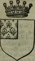An illustration from A catalogve and succession of the kings, princes, dukes, marquesses, earles, and viscounts of this realme of England, since the Norman conquest, to this present yeere 1622. Together with their armes, wiues, and children; the times of their deaths and burials, with many of their memorable actions (1622)
