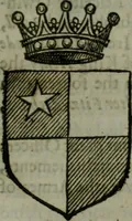An illustration from A catalogve and succession of the kings, princes, dukes, marquesses, earles, and viscounts of this realme of England, since the Norman conquest, to this present yeere 1622. Together with their armes, wiues, and children; the times of their deaths and burials, with many of their memorable actions (1622)