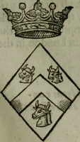 Picture 383 of 547 from A catalogve and succession of the kings, princes, dukes, marquesses, earles, and viscounts of this realme of England, since the Norman conquest, to this present yeere 1622. Together with their armes, wiues, and children; the times of their deaths and burials, with many of their memorable actions (1622), leaf 288