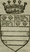 Picture 389 of 547 from A catalogve and succession of the kings, princes, dukes, marquesses, earles, and viscounts of this realme of England, since the Norman conquest, to this present yeere 1622. Together with their armes, wiues, and children; the times of their deaths and burials, with many of their memorable actions (1622), leaf 293