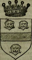 An illustration from A catalogve and succession of the kings, princes, dukes, marquesses, earles, and viscounts of this realme of England, since the Norman conquest, to this present yeere 1622. Together with their armes, wiues, and children; the times of their deaths and burials, with many of their memorable actions (1622)