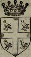 An illustration from A catalogve and succession of the kings, princes, dukes, marquesses, earles, and viscounts of this realme of England, since the Norman conquest, to this present yeere 1622. Together with their armes, wiues, and children; the times of their deaths and burials, with many of their memorable actions (1622)