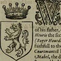 Picture 444 of 547 from A catalogve and succession of the kings, princes, dukes, marquesses, earles, and viscounts of this realme of England, since the Norman conquest, to this present yeere 1622. Together with their armes, wiues, and children; the times of their deaths and burials, with many of their memorable actions (1622), leaf 335