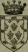 An illustration from A catalogve and succession of the kings, princes, dukes, marquesses, earles, and viscounts of this realme of England, since the Norman conquest, to this present yeere 1622. Together with their armes, wiues, and children; the times of their deaths and burials, with many of their memorable actions (1622)