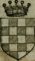 An illustration from A catalogve and succession of the kings, princes, dukes, marquesses, earles, and viscounts of this realme of England, since the Norman conquest, to this present yeere 1622. Together with their armes, wiues, and children; the times of their deaths and burials, with many of their memorable actions (1622)