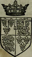 An illustration from A catalogve and succession of the kings, princes, dukes, marquesses, earles, and viscounts of this realme of England, since the Norman conquest, to this present yeere 1622. Together with their armes, wiues, and children; the times of their deaths and burials, with many of their memorable actions (1622)