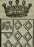Picture 465 of 547 from A catalogve and succession of the kings, princes, dukes, marquesses, earles, and viscounts of this realme of England, since the Norman conquest, to this present yeere 1622. Together with their armes, wiues, and children; the times of their deaths and burials, with many of their memorable actions (1622), leaf 353