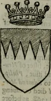 An illustration from A catalogve and succession of the kings, princes, dukes, marquesses, earles, and viscounts of this realme of England, since the Norman conquest, to this present yeere 1622. Together with their armes, wiues, and children; the times of their deaths and burials, with many of their memorable actions (1622)
