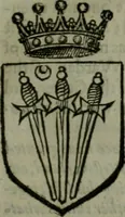 An illustration from A catalogve and succession of the kings, princes, dukes, marquesses, earles, and viscounts of this realme of England, since the Norman conquest, to this present yeere 1622. Together with their armes, wiues, and children; the times of their deaths and burials, with many of their memorable actions (1622)