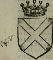 An illustration from A catalogve and succession of the kings, princes, dukes, marquesses, earles, and viscounts of this realme of England, since the Norman conquest, to this present yeere 1622. Together with their armes, wiues, and children; the times of their deaths and burials, with many of their memorable actions (1622)
