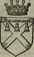 An illustration from A catalogve and succession of the kings, princes, dukes, marquesses, earles, and viscounts of this realme of England, since the Norman conquest, to this present yeere 1622. Together with their armes, wiues, and children; the times of their deaths and burials, with many of their memorable actions (1622)