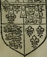 An illustration from A catalogve and succession of the kings, princes, dukes, marquesses, earles, and viscounts of this realme of England, since the Norman conquest, to this present yeere 1622. Together with their armes, wiues, and children; the times of their deaths and burials, with many of their memorable actions (1622)