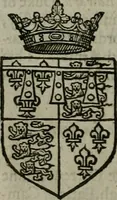 An illustration from A catalogve and succession of the kings, princes, dukes, marquesses, earles, and viscounts of this realme of England, since the Norman conquest, to this present yeere 1622. Together with their armes, wiues, and children; the times of their deaths and burials, with many of their memorable actions (1622)