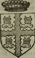 An illustration from A catalogve and succession of the kings, princes, dukes, marquesses, earles, and viscounts of this realme of England, since the Norman conquest, to this present yeere 1622. Together with their armes, wiues, and children; the times of their deaths and burials, with many of their memorable actions (1622)