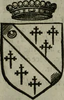 An illustration from A catalogve and succession of the kings, princes, dukes, marquesses, earles, and viscounts of this realme of England, since the Norman conquest, to this present yeere 1622. Together with their armes, wiues, and children; the times of their deaths and burials, with many of their memorable actions (1622)